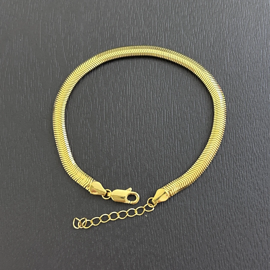 925银手链 【店长专享】925银软蛇骨手链SL343