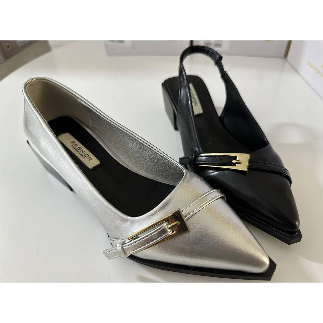 《新疆包邮》尖头平底鞋气质时尚休闲百搭女士细跟高跟667-1