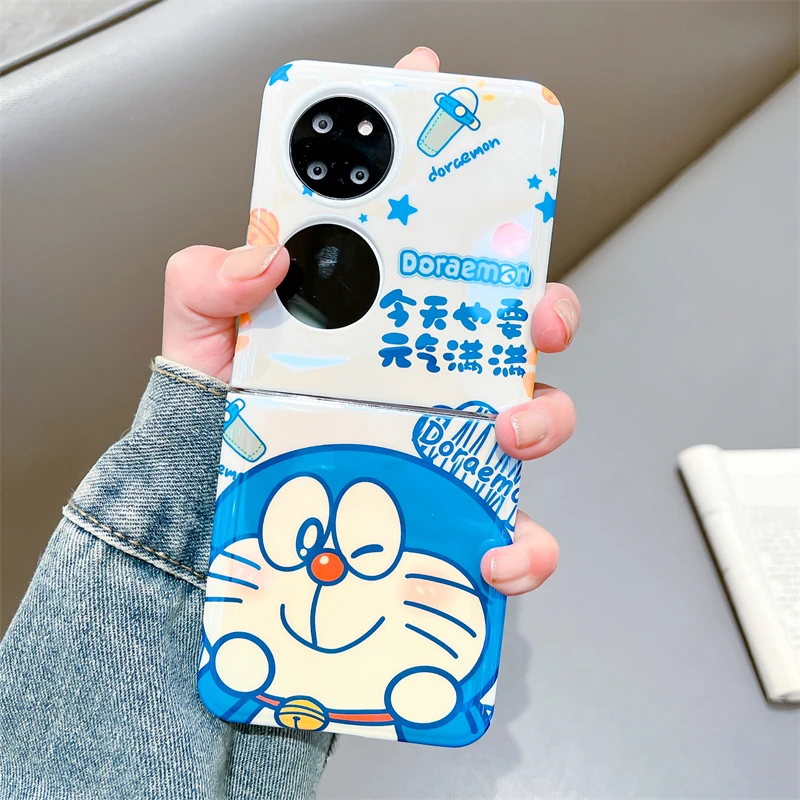卡通适用华为p50pocket手机壳Pocket S折叠屏pocket 2全包软防摔