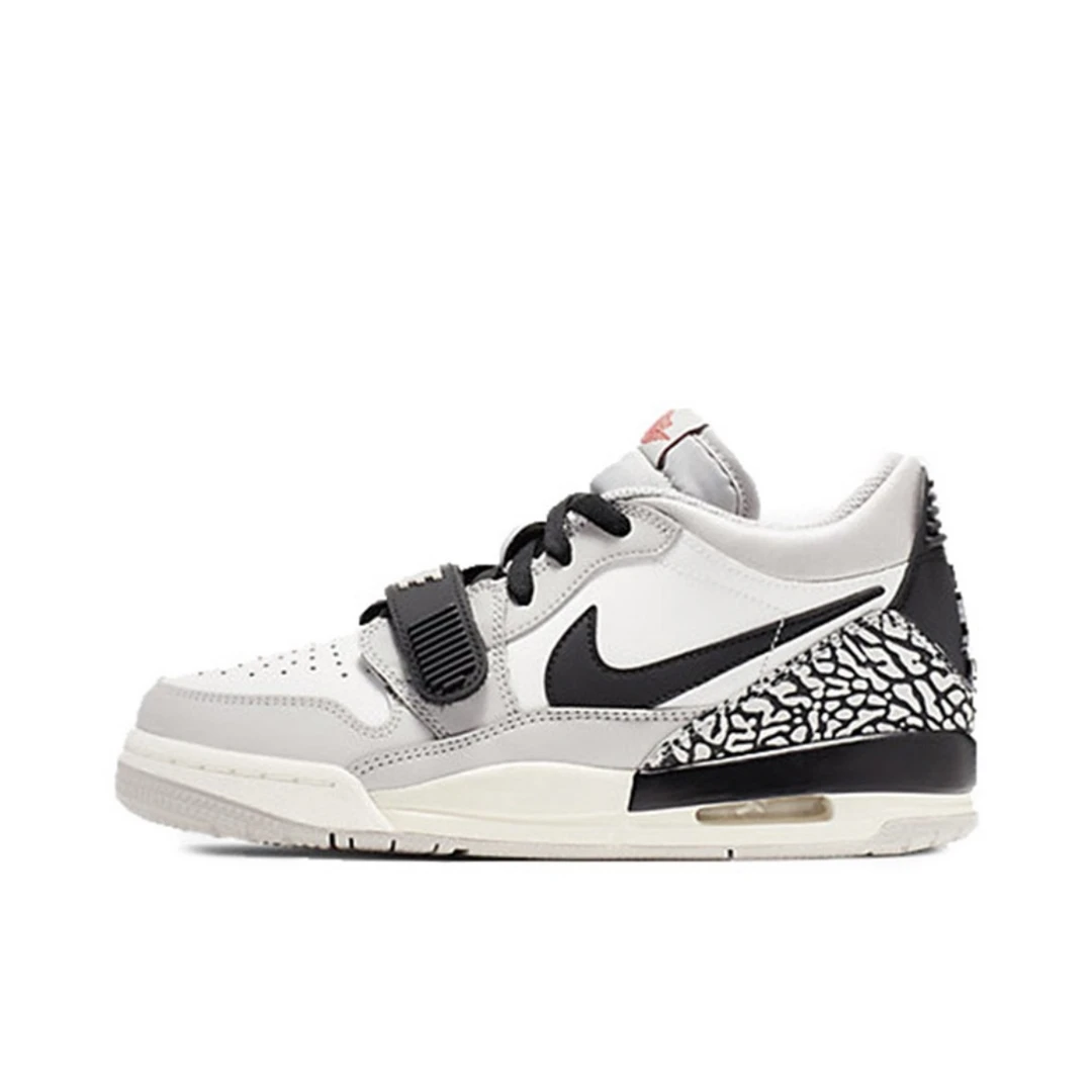 耐克Jordan Legacy 312 Low 爆裂纹低帮大童复古篮球鞋 CD9054101