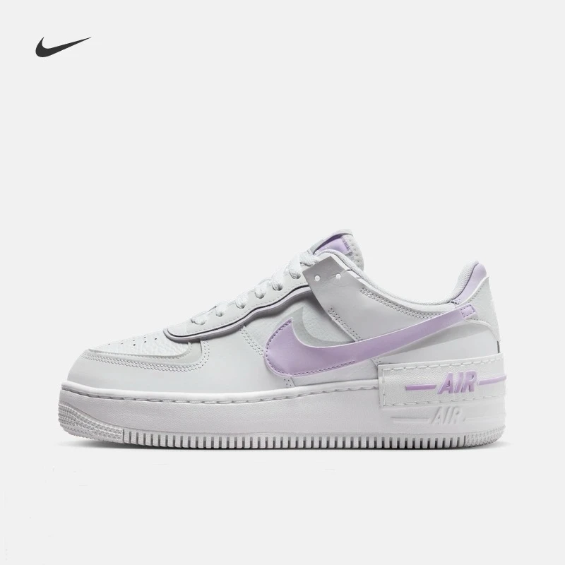 耐克 AF1 Shadow女子空军一号舒适耐磨紫色厚底运动鞋 FN6335102