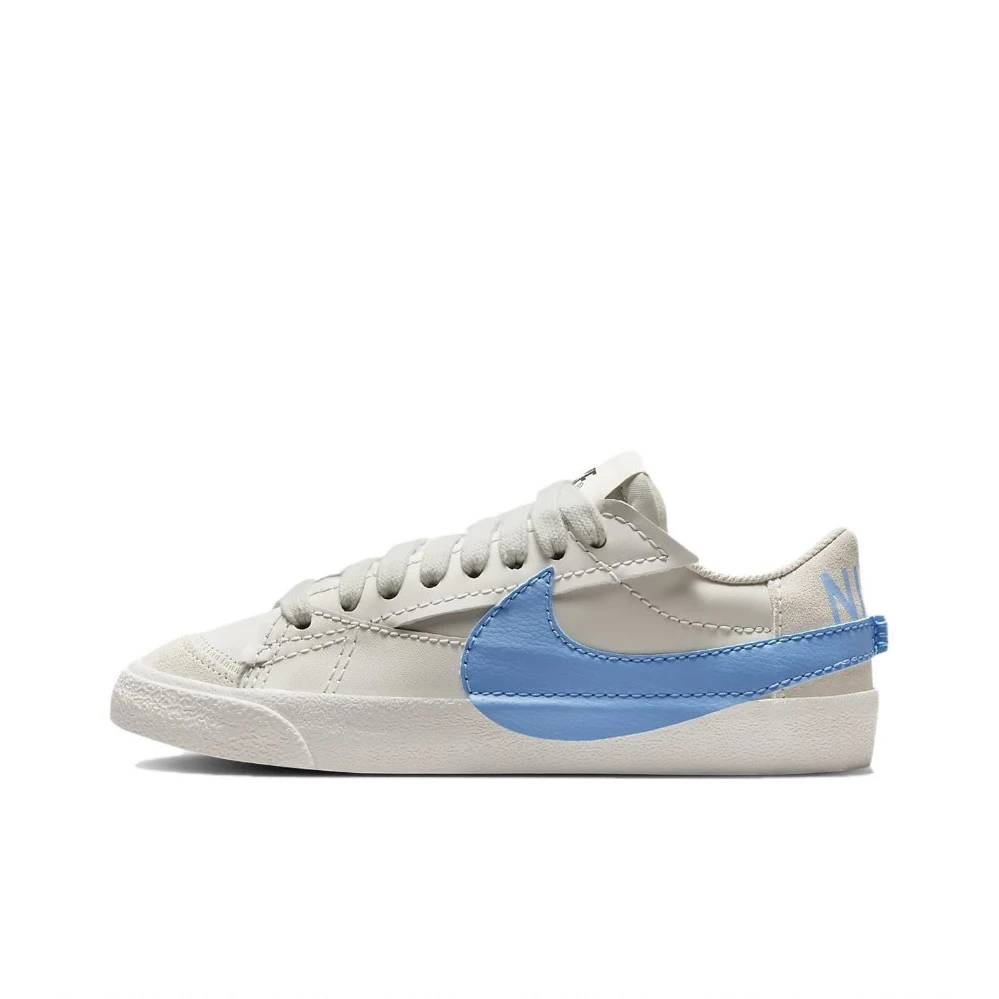 耐克女子Blazer Low77运动复古蓝色经典低帮板鞋休闲鞋 DQ1470003