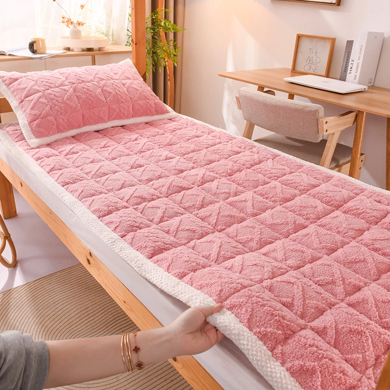 牛奶绒床垫家用软垫卧室学生宿舍床褥垫单人褥子垫被床毯毛毯床盖