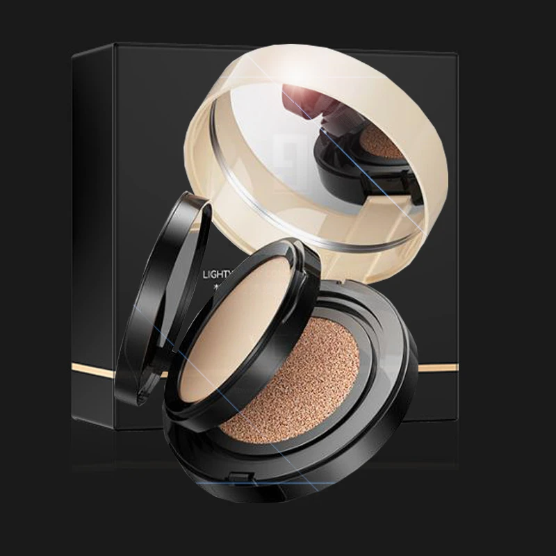 兰黛雅待品牌黑黄皮气垫BB霜遮瑕持久不脱妆滋润水感保湿粉底液