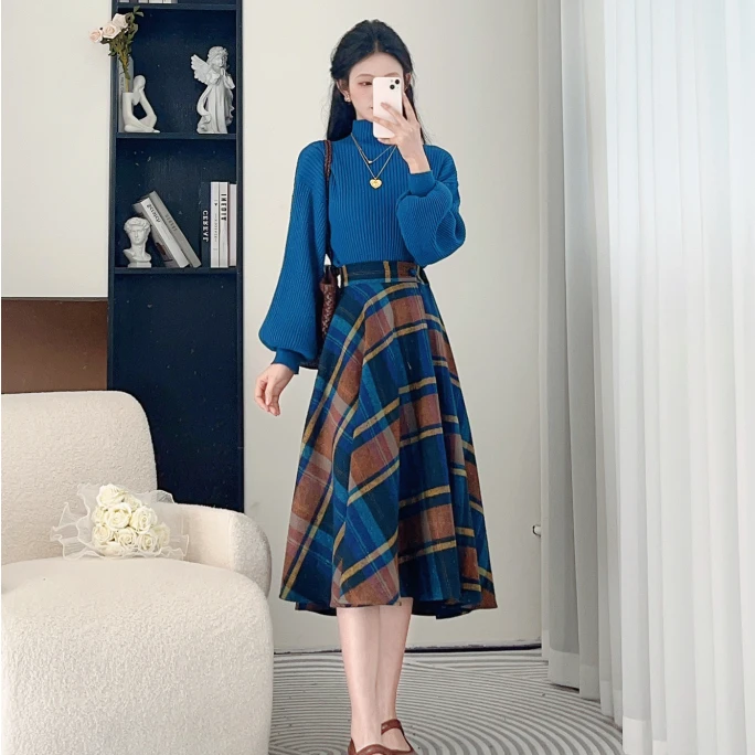 拉夏贝尔/25秋新时尚气质高级感外套+女神范两件套女裙 10152 LSC