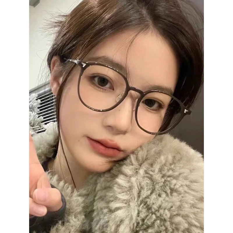 超轻眼镜框近视女可配有度数镜片素颜适合方圆脸显瘦平光眼睛镜架