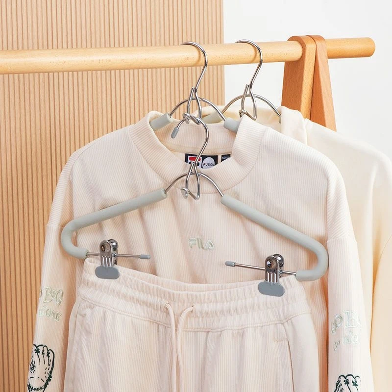 连体衣架套装衣架防滑家用多功能无痕衣服撑汉服衣架子马面裙裤夹