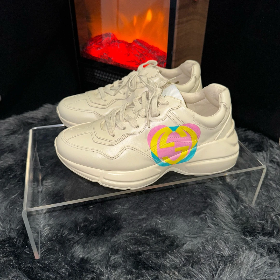 37.5/Gucci 古驰/爱心双G老爹鞋/98新/ZN00150