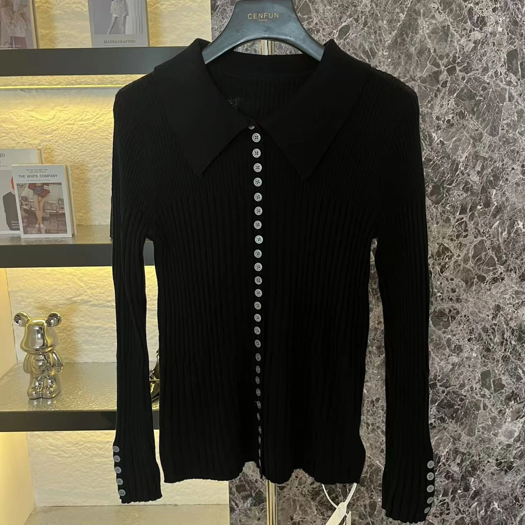 【CENFUN】739* 长袖连衣裙气质显廋高级感重工打底A23177