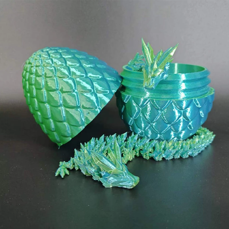 龙年礼物3D打印龙蛋套装