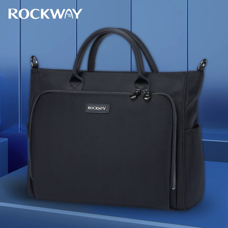 岩途新款电脑包男士商务公文包手提包单肩包商务包男包会议笔记本