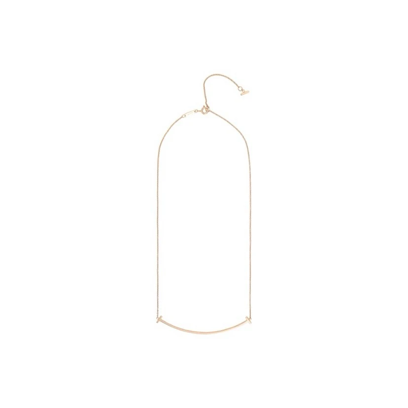 95新 Tiffany & Co./蒂芙尼 蒂芙尼 大号 笑脸 项链/JW1237