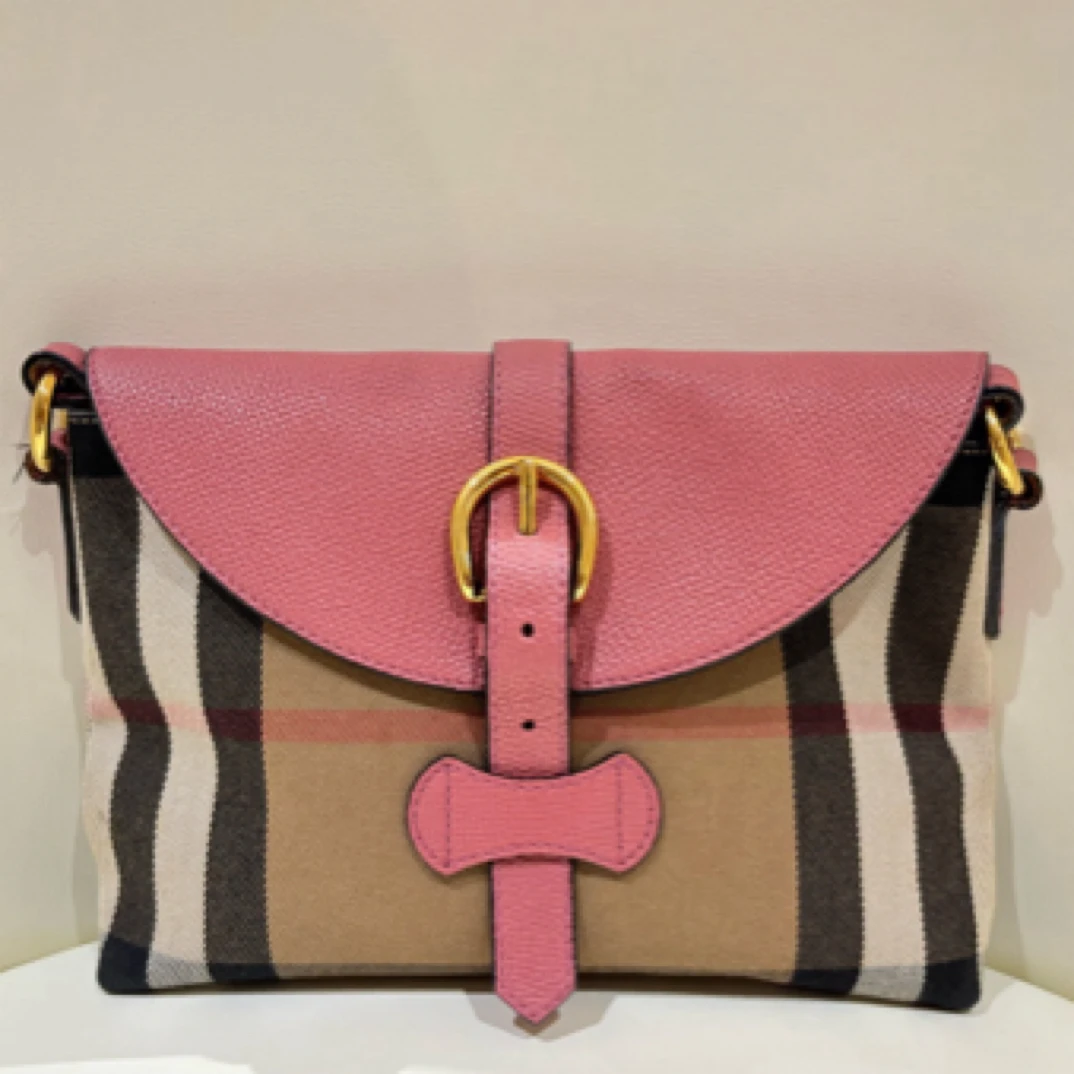 95新 BURBERRY/博柏利 巴宝莉 斜挎包 格纹/JW1248