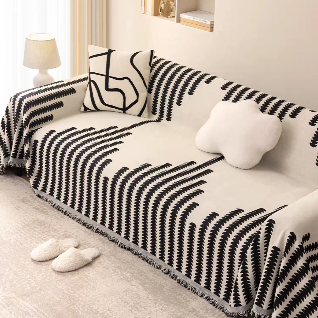 雪尼尔沙发盖布2025年新款高端四季通用坐垫防猫抓全盖简约沙发巾