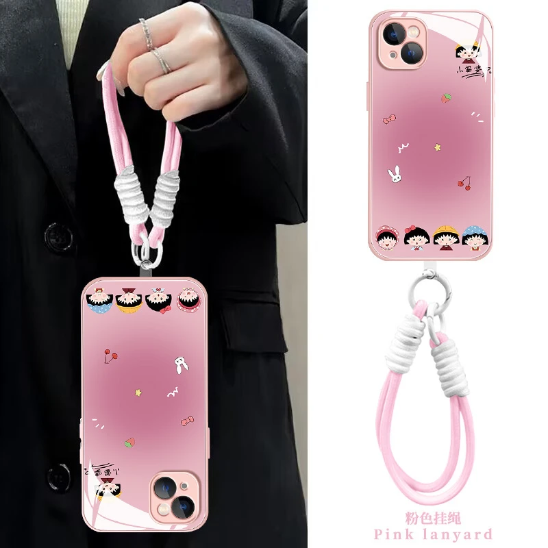 【苹果/华为/荣耀/OPPO/vivo/小米】富婆小丸子液态玻璃女手机壳