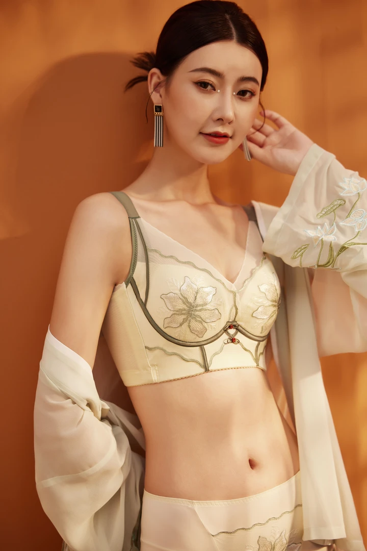 5025调整型内衣法式时尚风文胸软钢圈上托聚拢女士胸衣小胸显大