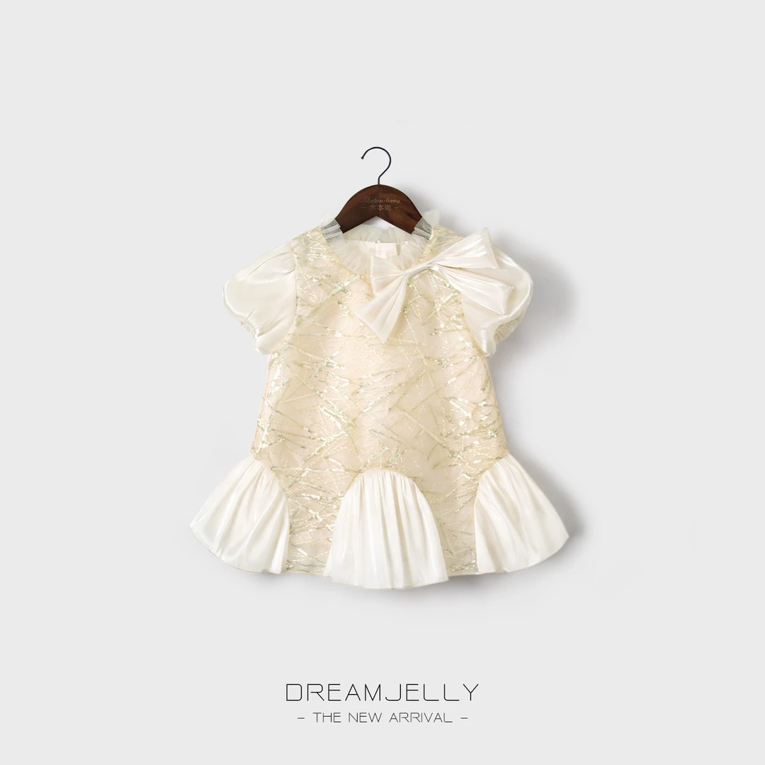 【木本尚】女宝宝周岁公主裙礼服裙抓周衣服女童连衣裙超仙