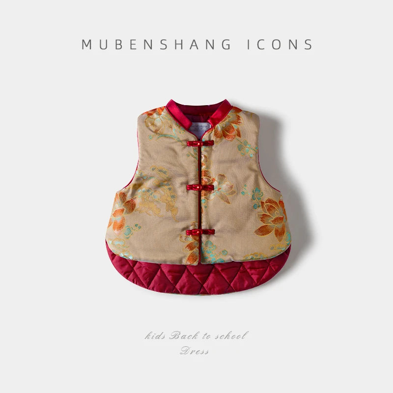 木本尚【女童马甲】秋冬新款女宝上衣背心