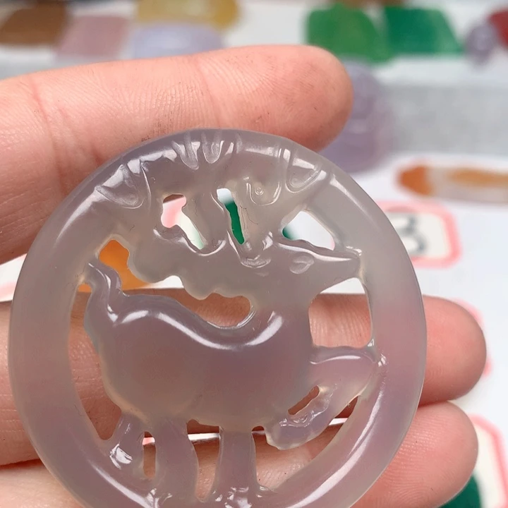 玛瑙/玉髓珠宝半成品未镶嵌飘*