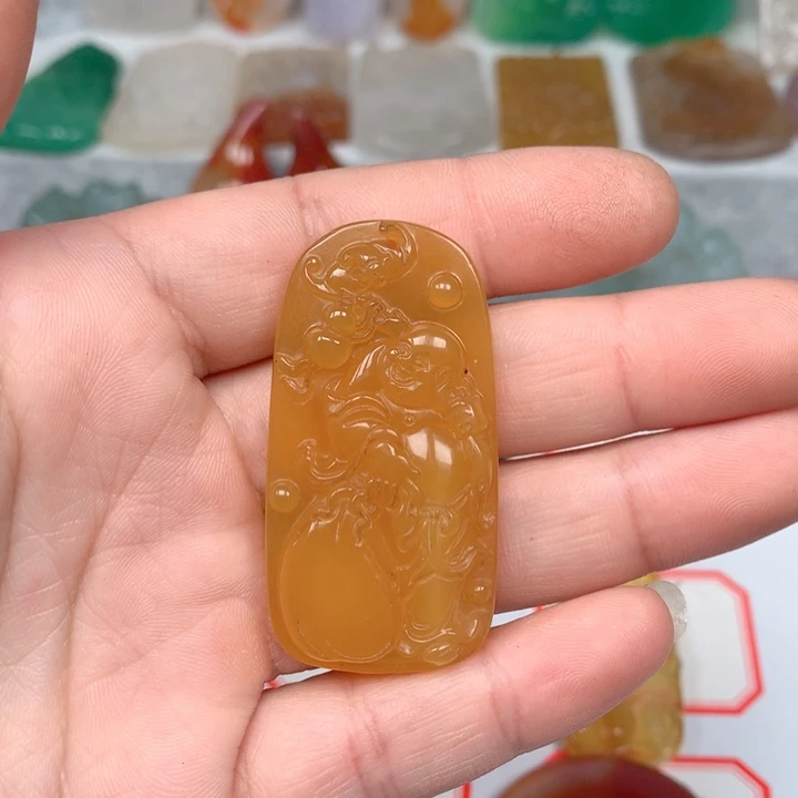 玛瑙/玉髓珠宝半成品未镶嵌锦*
