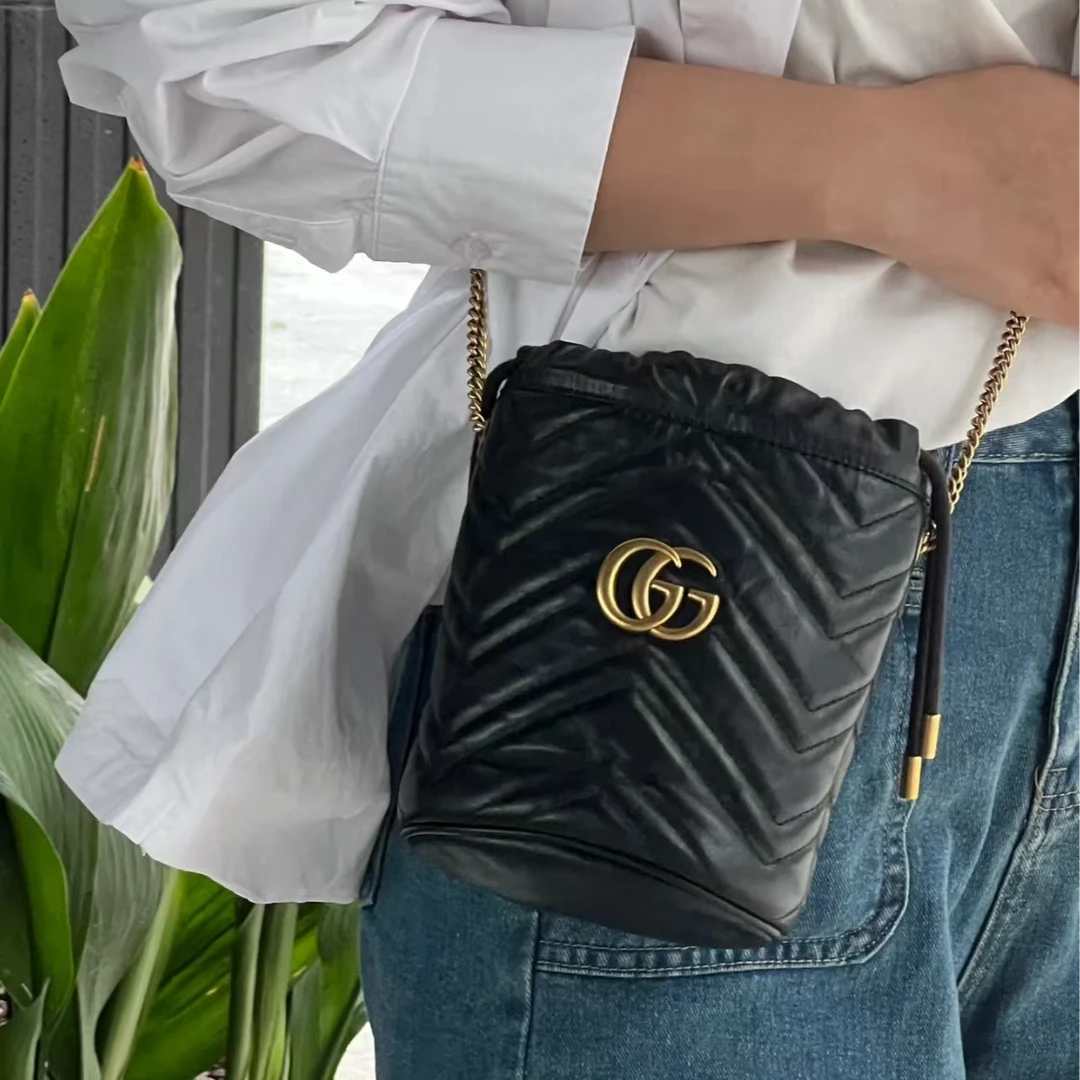 95新 GUCCI/古驰 安洁利严选链条包/ZH1112131