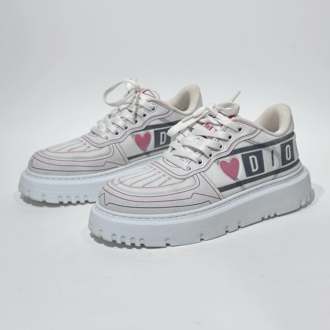 36.5码/98新/Dior/迪奥 情人节限定时尚板鞋/WX1211