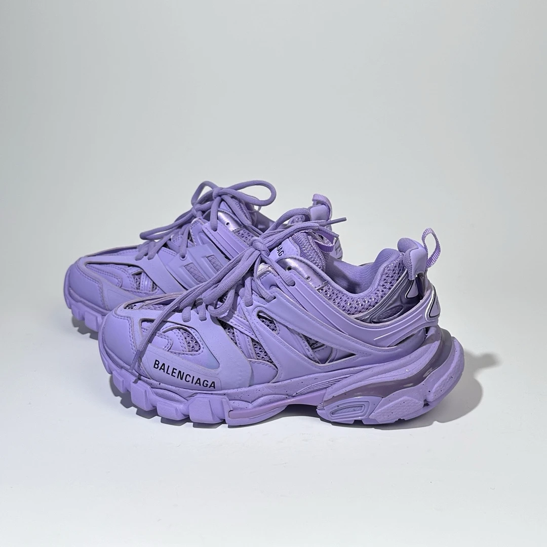35码~36码/全新/Balenciaga/巴黎世家 Track 紫色时尚老爹鞋