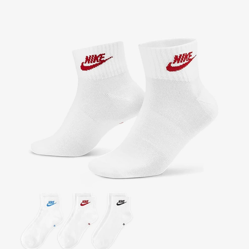 耐克（NIKE）Everyday Essential 运动短袜（3 双）DX5074-911