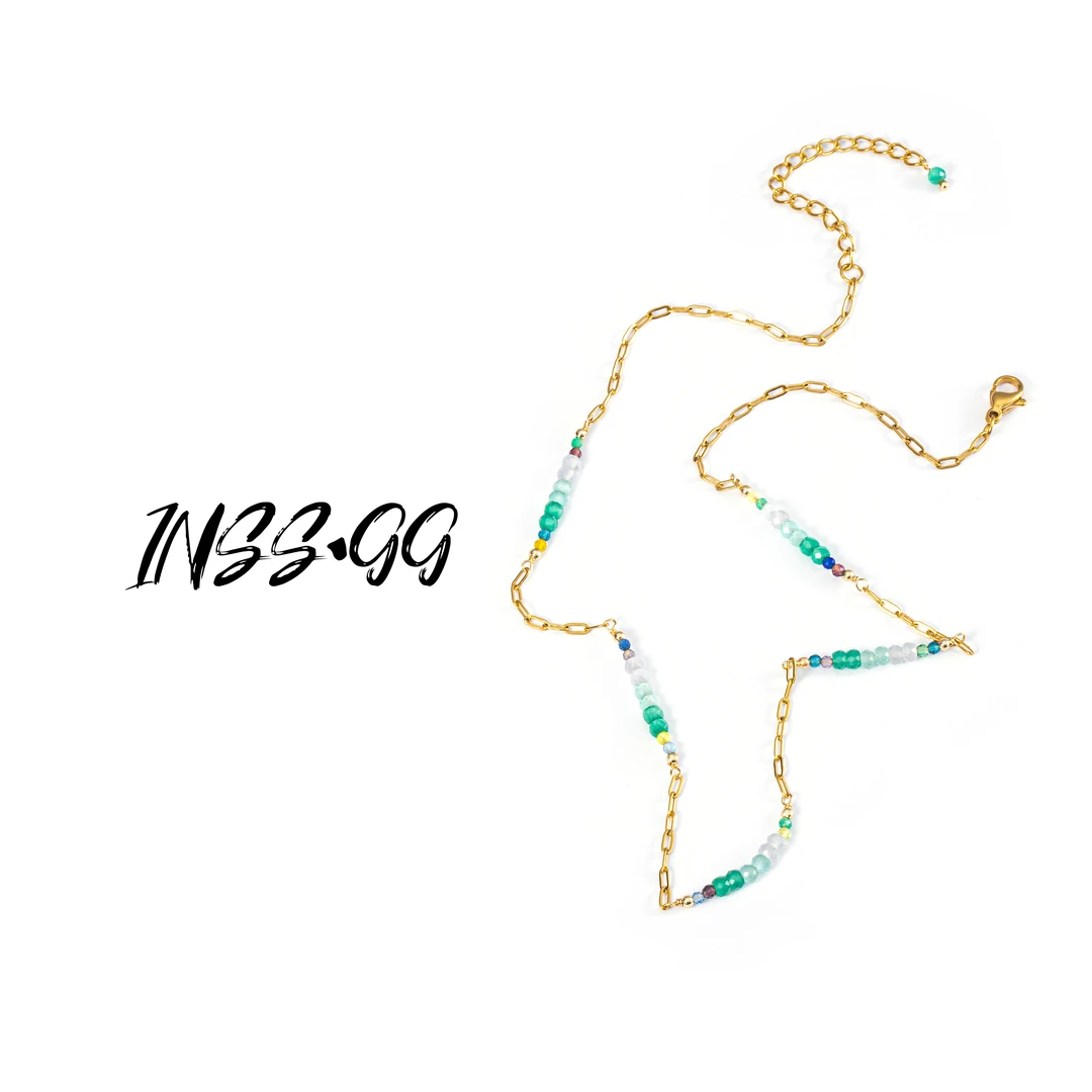 铜合金仿水晶项链 【INSS · GG】新款个性轻奢时尚精致项链DB2444