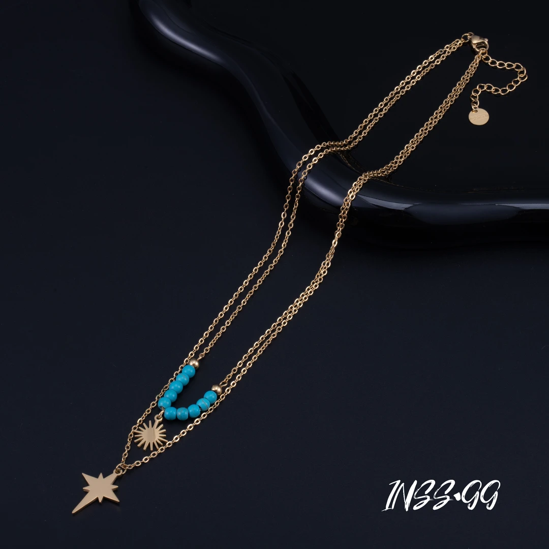 钛钢项链 【INSS · GG】小众设计新款吊坠简约百搭项链女AQX1525