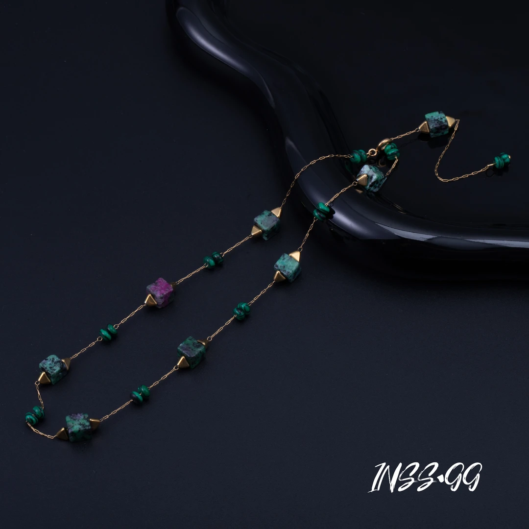 钛钢项链 【INSS·GG】气质轻奢时尚百搭手工高级项链AX1399