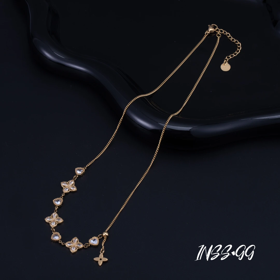 钛钢项链 【INSS · GG】2024新款时尚个性颈链百搭简约项链AQX1524