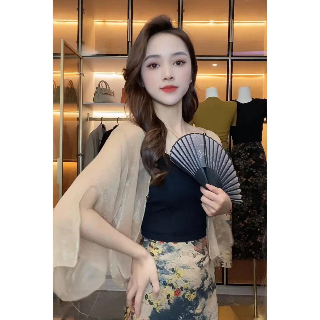 【梦婷家】單拍短款國潮風開衫-0604