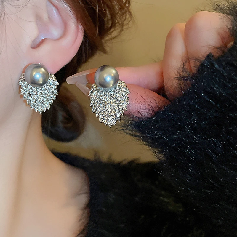 铜合金耳饰 【146】复古精致耳环时尚百搭耳饰小众轻奢耳钉气质