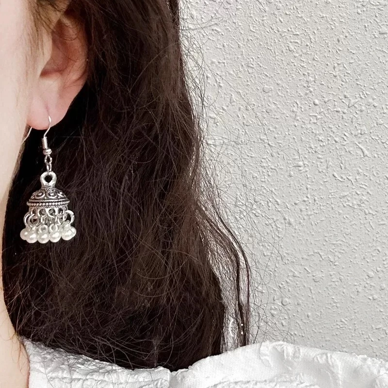 铜合金耳饰 【355】时尚大气新款耳钉精致个性设计感美拉德耳环耳饰