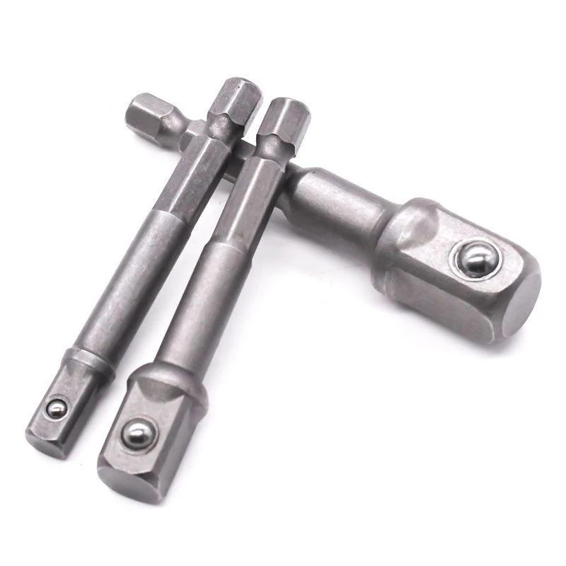 万能转四方接杆套筒加长电动扳手套筒头连接转换杆手电钻接头