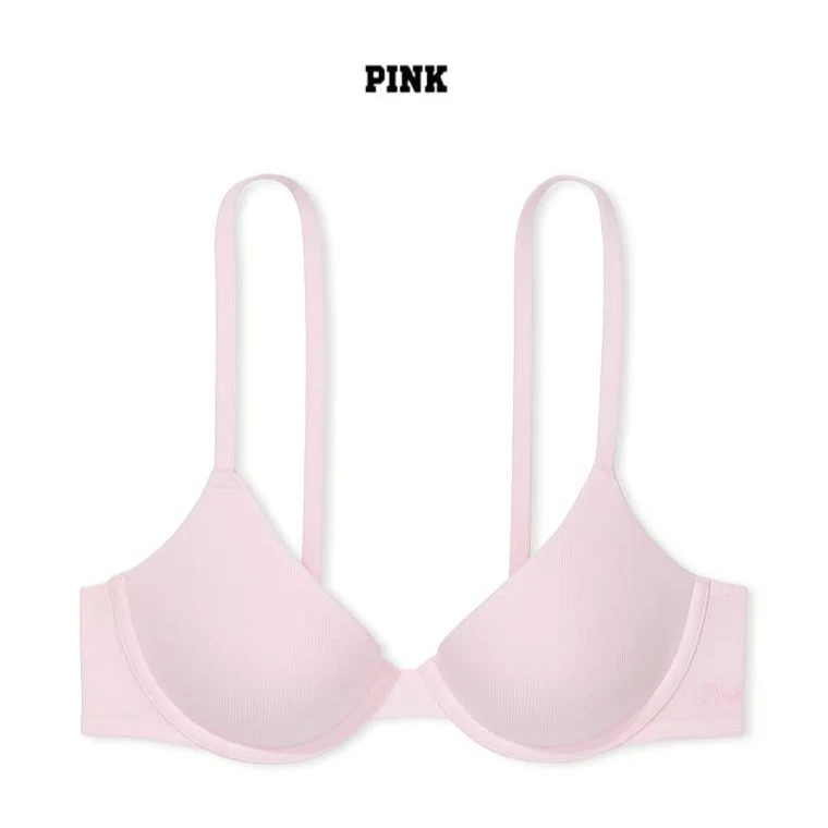【维密 · 拥有蜜桃胸 · 24K春夏必备】PINK小胸聚拢少女内衣