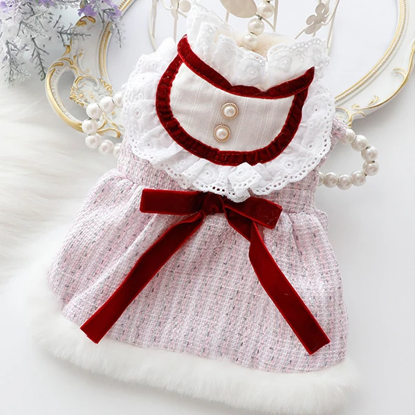 【小香风棉衣】狗狗衣服秋冬装猫咪公主裙批发小型犬泰迪宠物