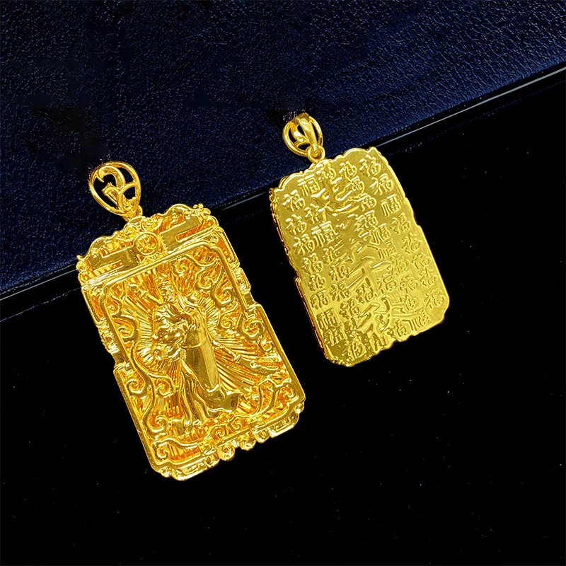 合金吊坠 2024高定款款【关公吊坠】大气精美挂坠气质项坠男款潮流