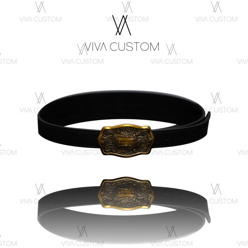 高端重工复古个性优雅花纹图腾腰带j