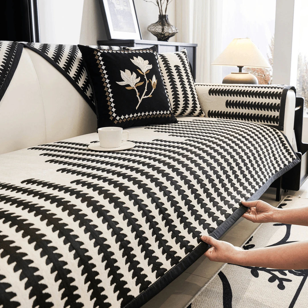 雪尼尔沙发垫四季通用轻奢高级感坐垫沙发套罩新款2024沙发套盖布