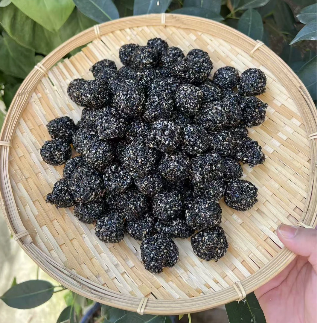 农家 纯手工炒制 五黑芝麻丸