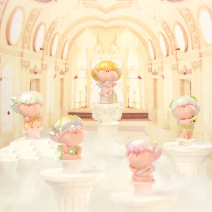 （小趴蛋-拆盒） 阿玛莉莉丝雕塑天使潮玩盲盒萌粒