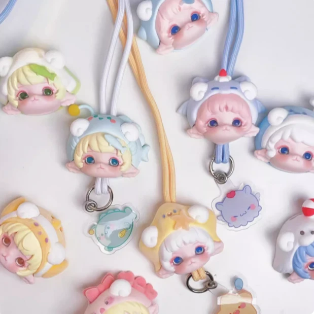 （小趴蛋-拆盒）Mimia米卷的海洋派对挂绳系列盲盒