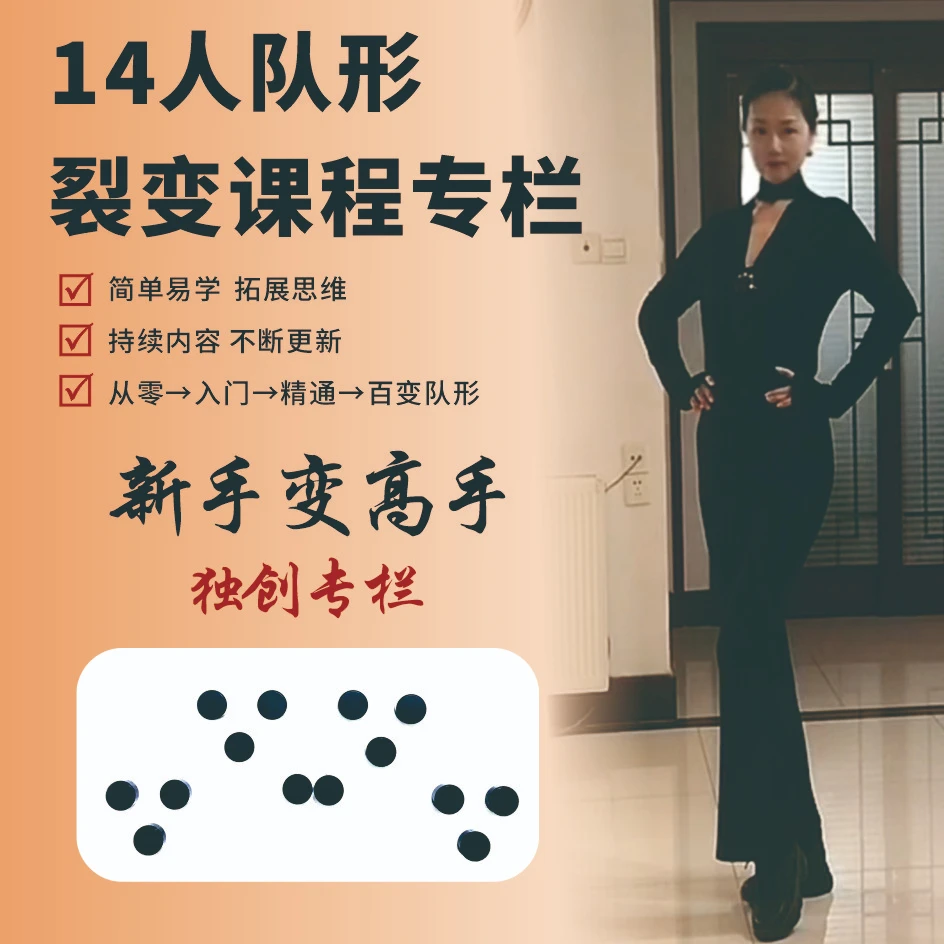 子茉老师原创--14人队形裂变网课