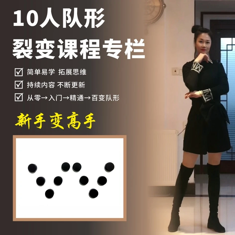 子茉老师原创--10人队形裂变网课