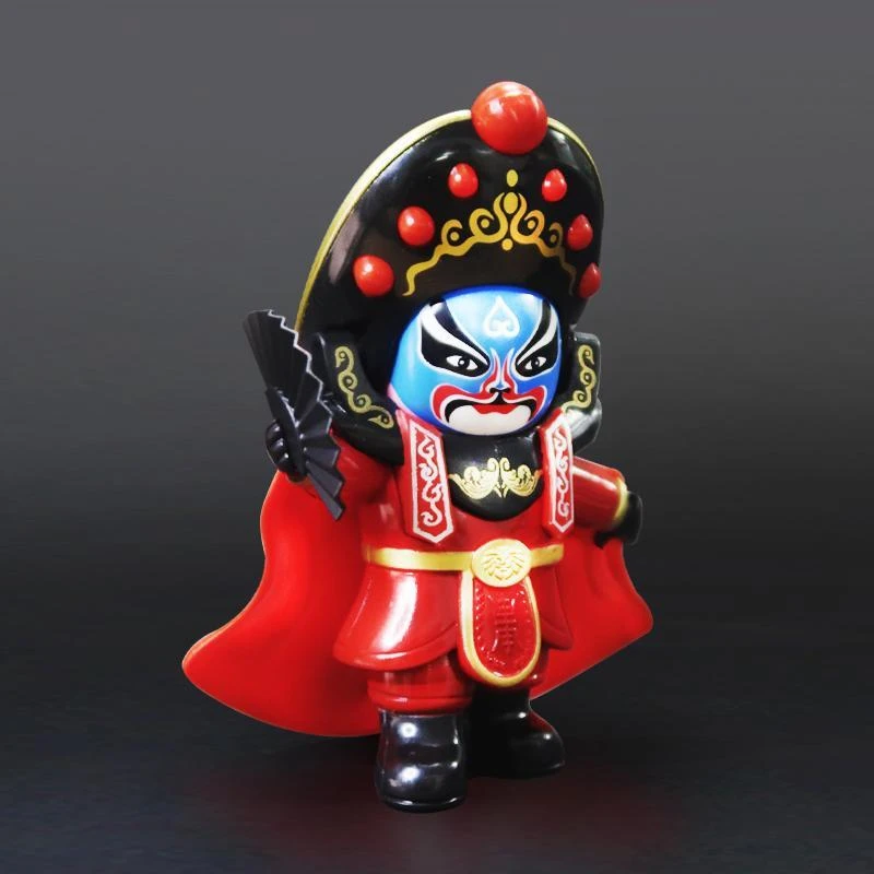 国粹文化变脸娃娃川剧玩偶京剧脸谱中国特色送礼品纪念品公仔玩具