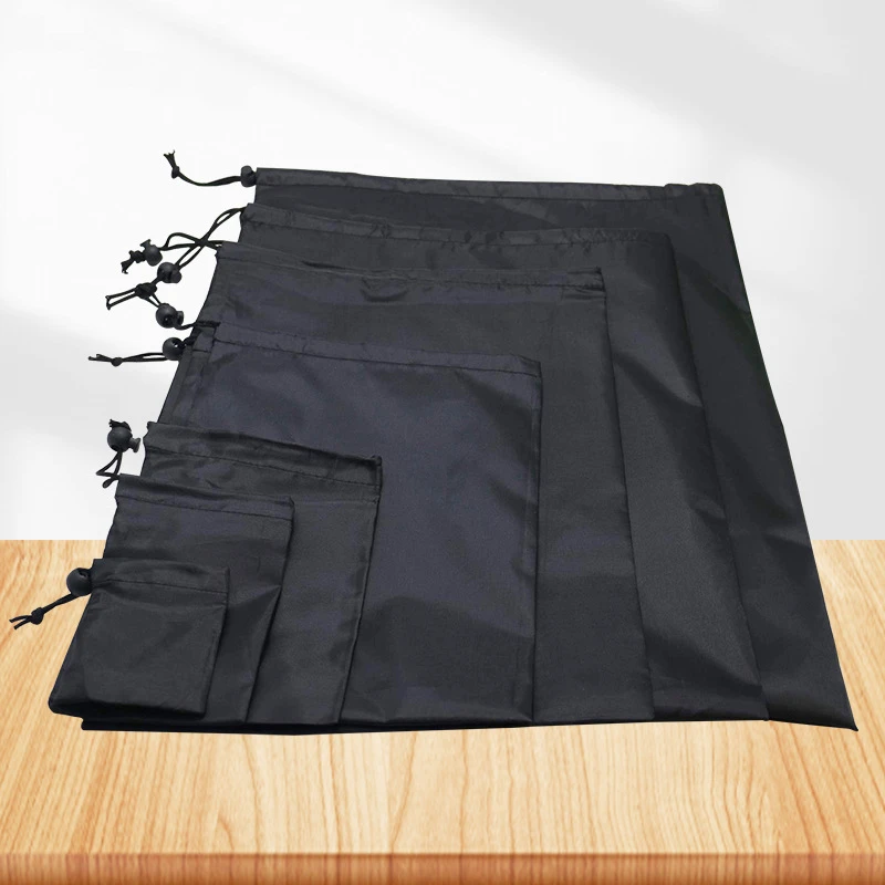 涤纶防尘收纳袋现货尼龙收口袋尼龙抽绳包牛津拉绳束口收口缩口袋