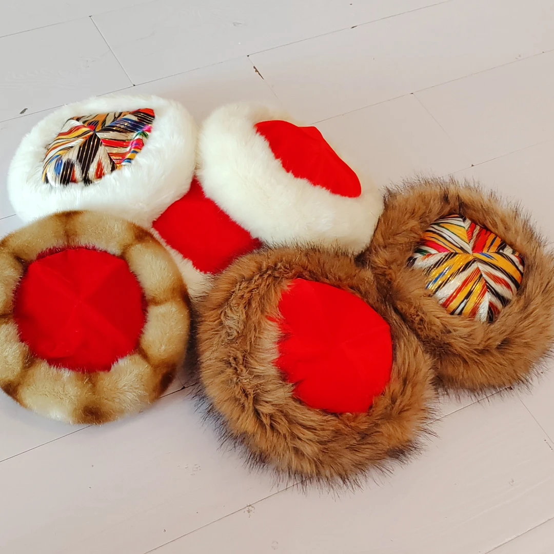 新疆舞囊边帽冬季帽子表演帽子