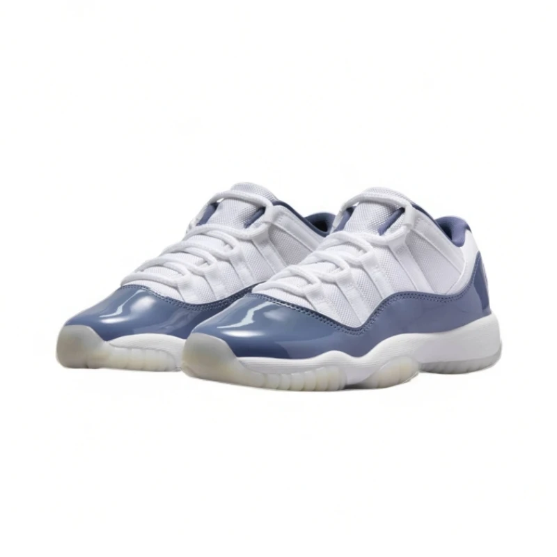 Air Jordan 11 Retro Low舒适百搭 低帮篮球鞋 GS 白蓝FV5121-104